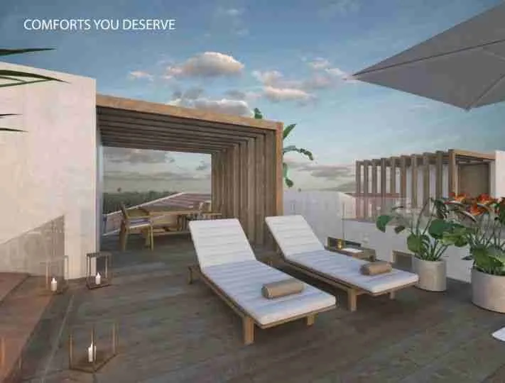 Modern three bedroom condo for sale with pool and golf course views. Punta Cana 3