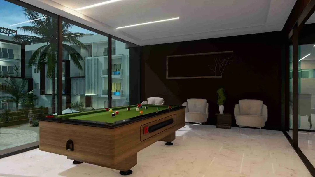 Spledind 2BR Punta Cana condo for sale Minipool and Yard Arts Residences 1
