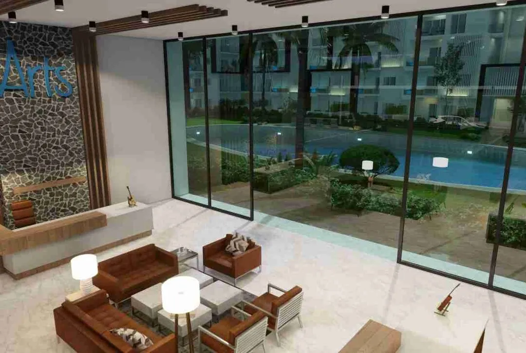 Spledind 2BR Punta Cana condo for sale Minipool and Yard Arts Residences 4