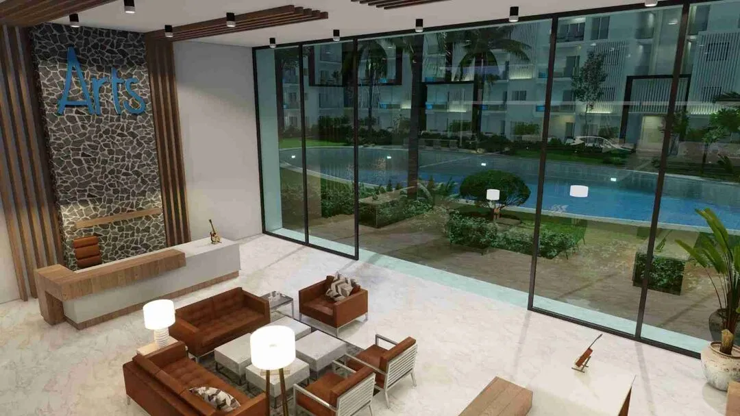 Spledind 2BR Punta Cana condo for sale Minipool and Yard Arts Residences 4