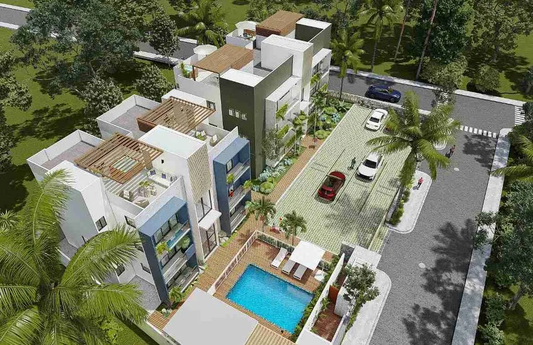 Beautiful 1BR Condo for sale Punta Cana pool. Luz del este 19.1
