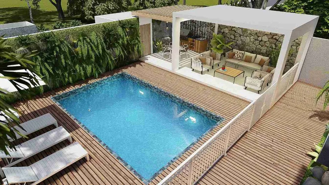 Magnifique Condo 1BR à vendre Punta Cana, piscine.