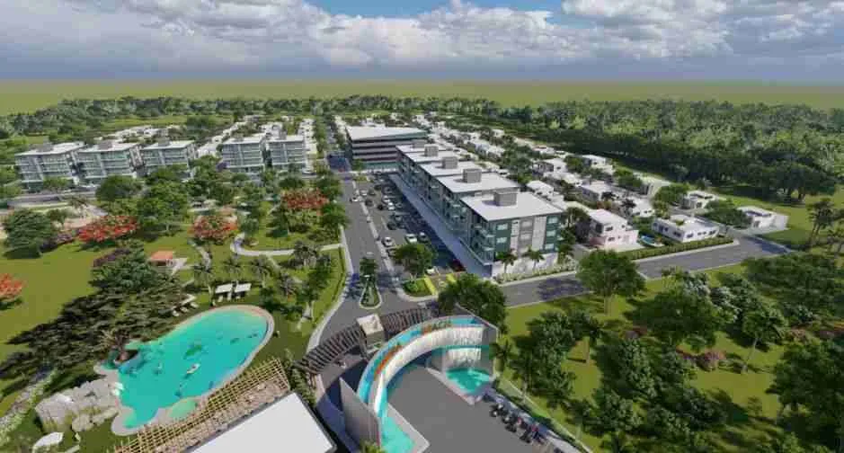 Spacious 2BR Townhouse for sale Punta Cana Pool and Clubhouse. 20