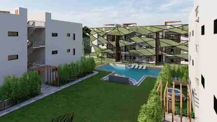 Beautiful 2BR Condo for sale with pool and garden Punta Cana 3