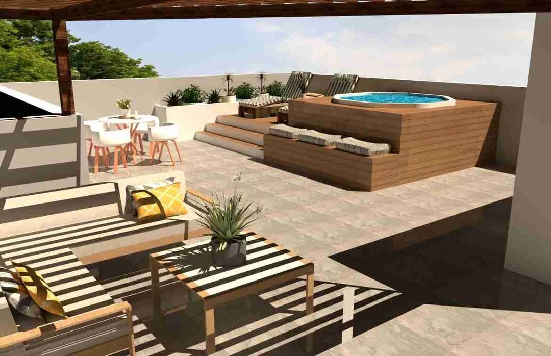 Beautiful 2BR Condo for sale with pool and garden Punta Cana 6.1
