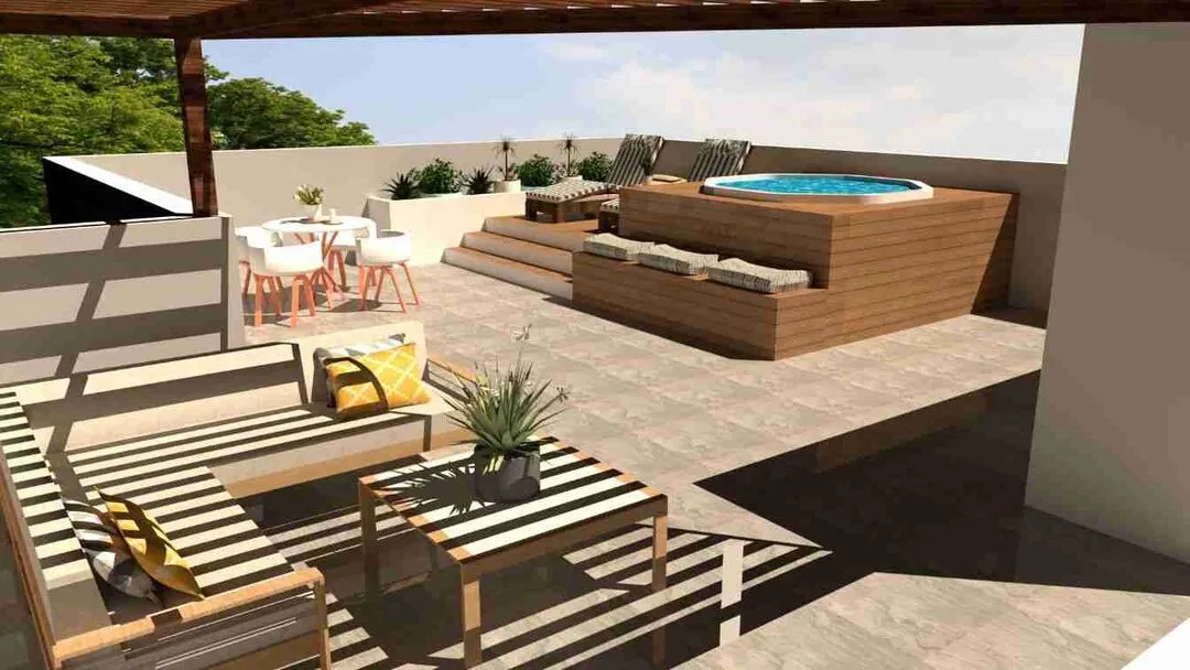 Beautiful 2BR Condo for sale with pool and garden Punta Cana 6.1