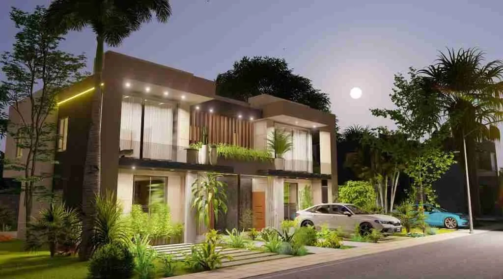 Luxury 3BR Punta Cana Townhouse for sale pool. 1