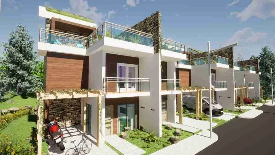 Spacious 2BR Punta Cana Townhouses for sale with Balcony. 9