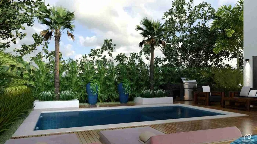 Wonderful 2BR Punta Cana Villa for sale large pool 10