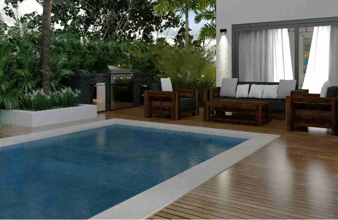 Wonderful 2BR Punta Cana Villa for sale large pool 11