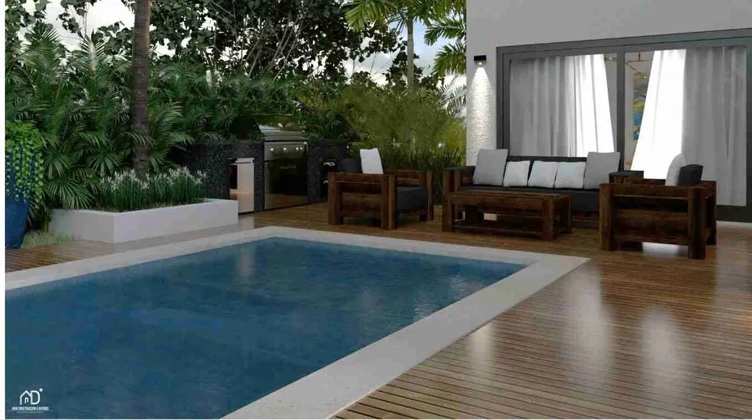 Wonderful 2BR Punta Cana Villa for sale large pool 11