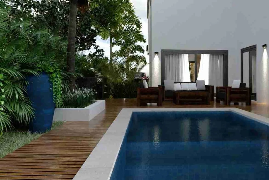 Wonderful 2BR Punta Cana Villa for sale large pool 12