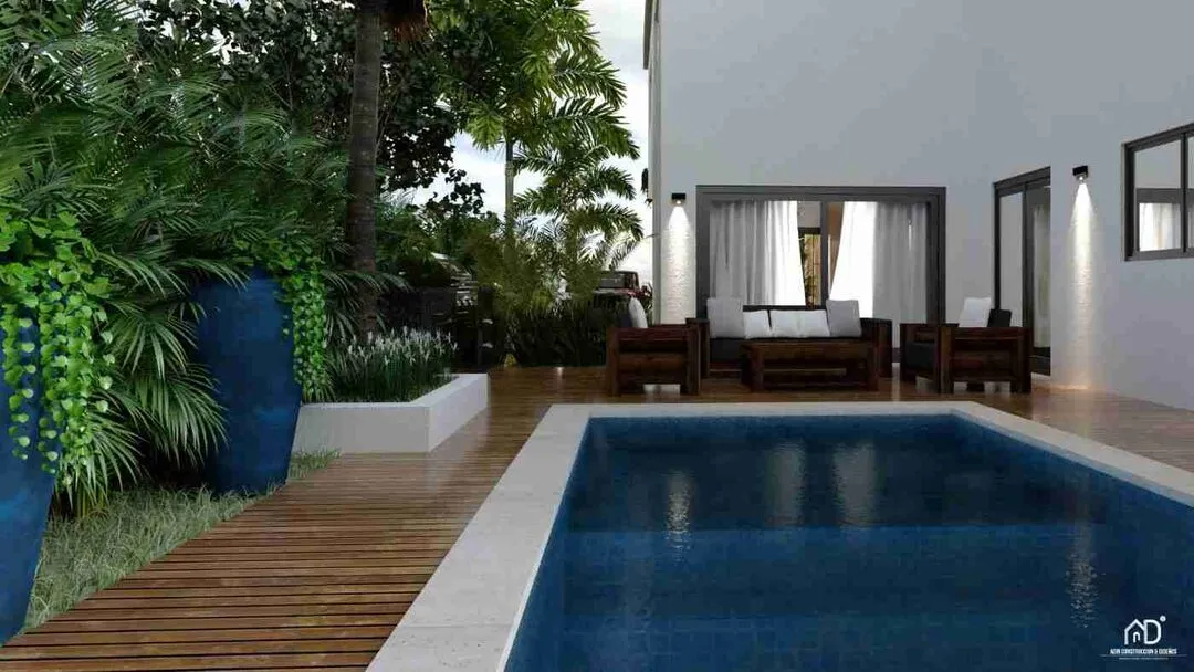 Wonderful 2BR Punta Cana Villa for sale large pool 12