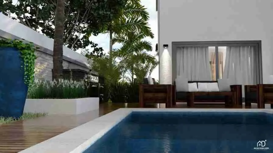 Wonderful 2BR Punta Cana Villa for sale large pool 30