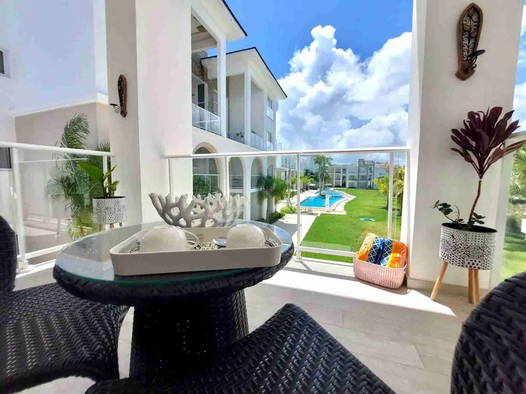 Amazing 1BR Condo for sale Fully furnished with golf and pool views in punta Cana (18) Amazing 1BR Condo for sale in Punta Cana Fully furnished with golf and pool views