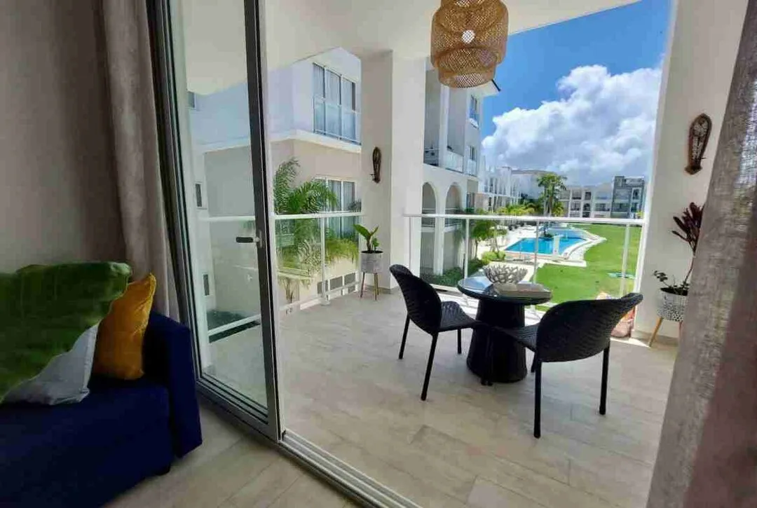 Amazing 1BR Condo for sale Fully furnished with golf and pool views in punta Cana 3