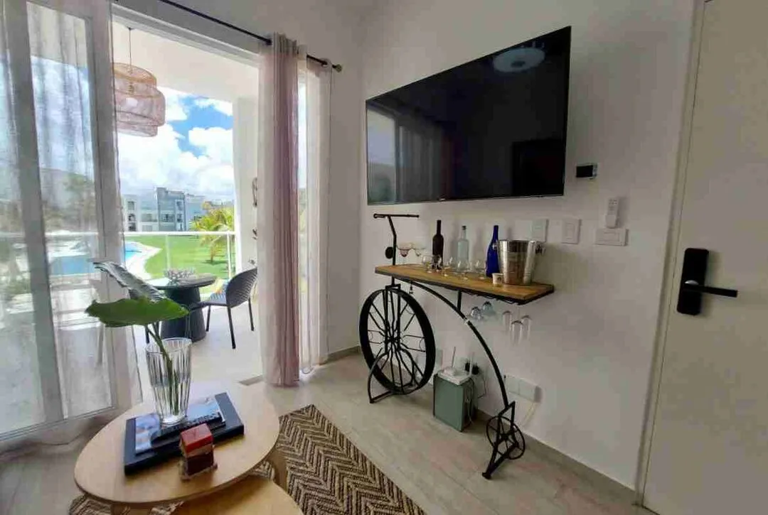 Amazing 1BR Condo for sale Fully furnished with golf and pool views in punta Cana 4