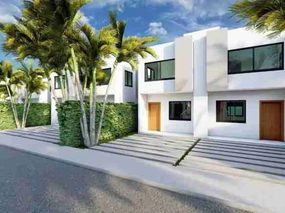 Impresionante Punta Cana de un dormitorio casa duplex en venta con grandes comodidades