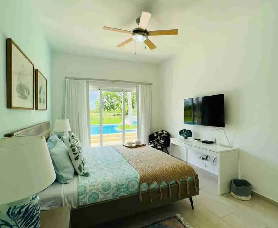 Breathtaking 2 BDR Condo for sale Punta Cana Fully Furnished Pool and golf views 2