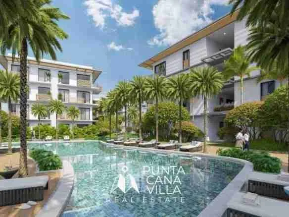 Captivating 1BDR Punta cana apartment for sale with Pool access tennis court and more 9