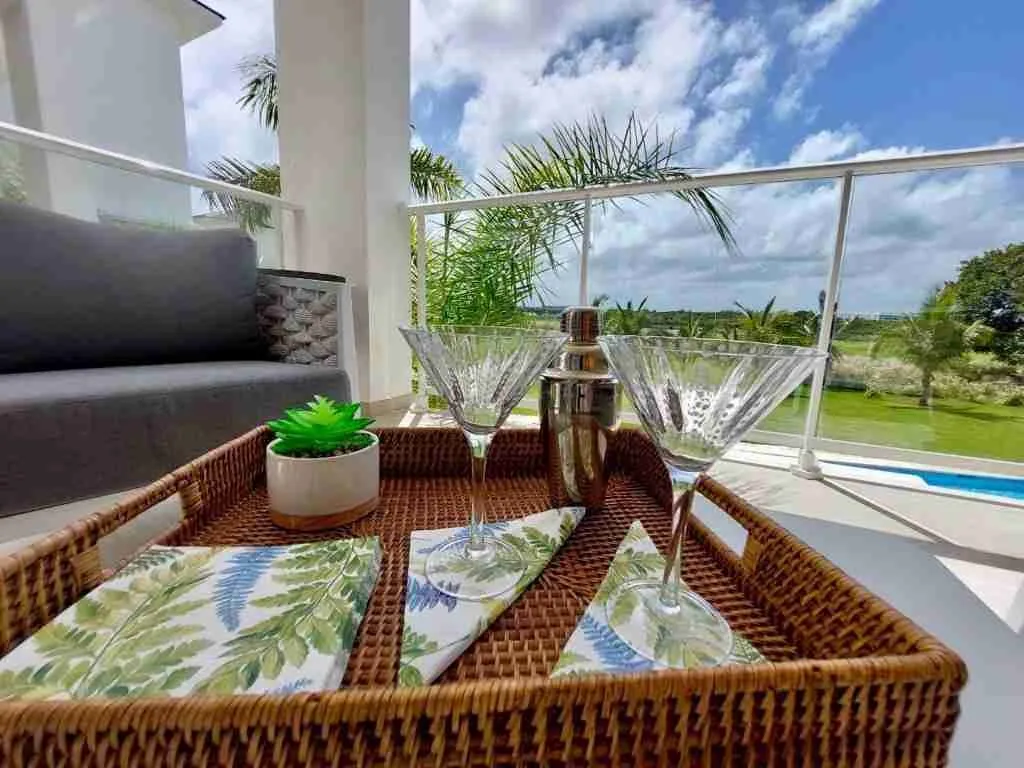 Impressive 2BDR punta cana apartments for sale panoramic view to pool golf course and lake 10