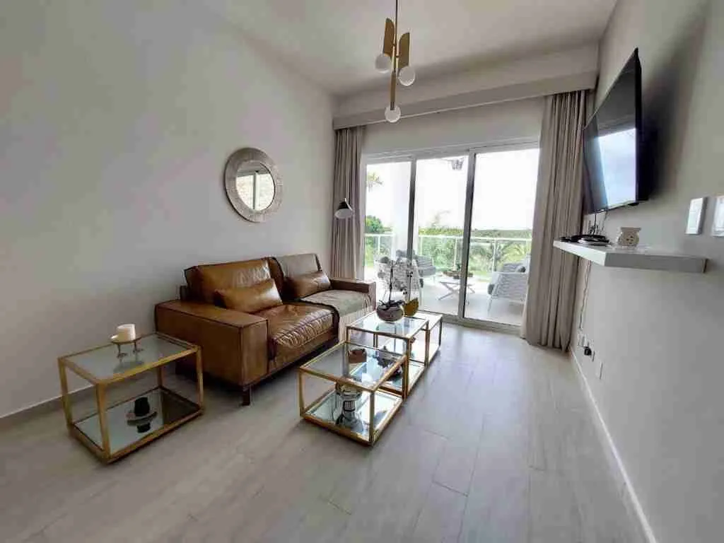 Impressive 2BDR punta cana apartments for sale panoramic view to pool golf course and lake 2