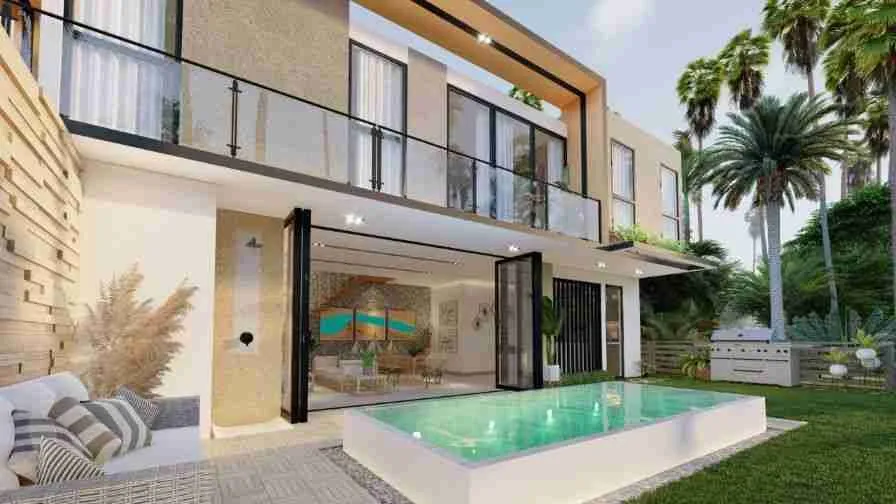 Magnificent 3BR Villa for sale Punta Cana located 3 minutes from the Best Beaches Malls 5