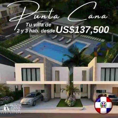 Modern and Spacious 2BR Villa for sale Punta Cana with Clubhouse 1