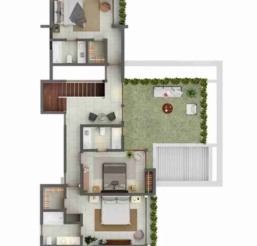 Breathtaking 4 BR Punta Cana Villa for sale large pool Golf Artificial beach 3