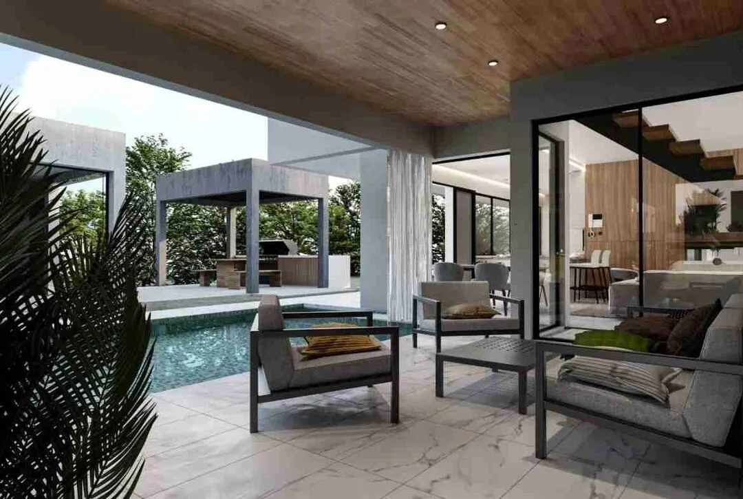Luxury 3 Bedroom Punta Cana Villa for sale with pool amazing finishes 9