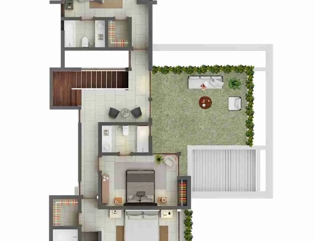 Luxury Punta Cana 3 BDR Villa for sale with pool terrace golf course 2
