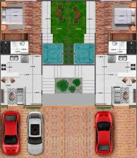 Townhouses planos