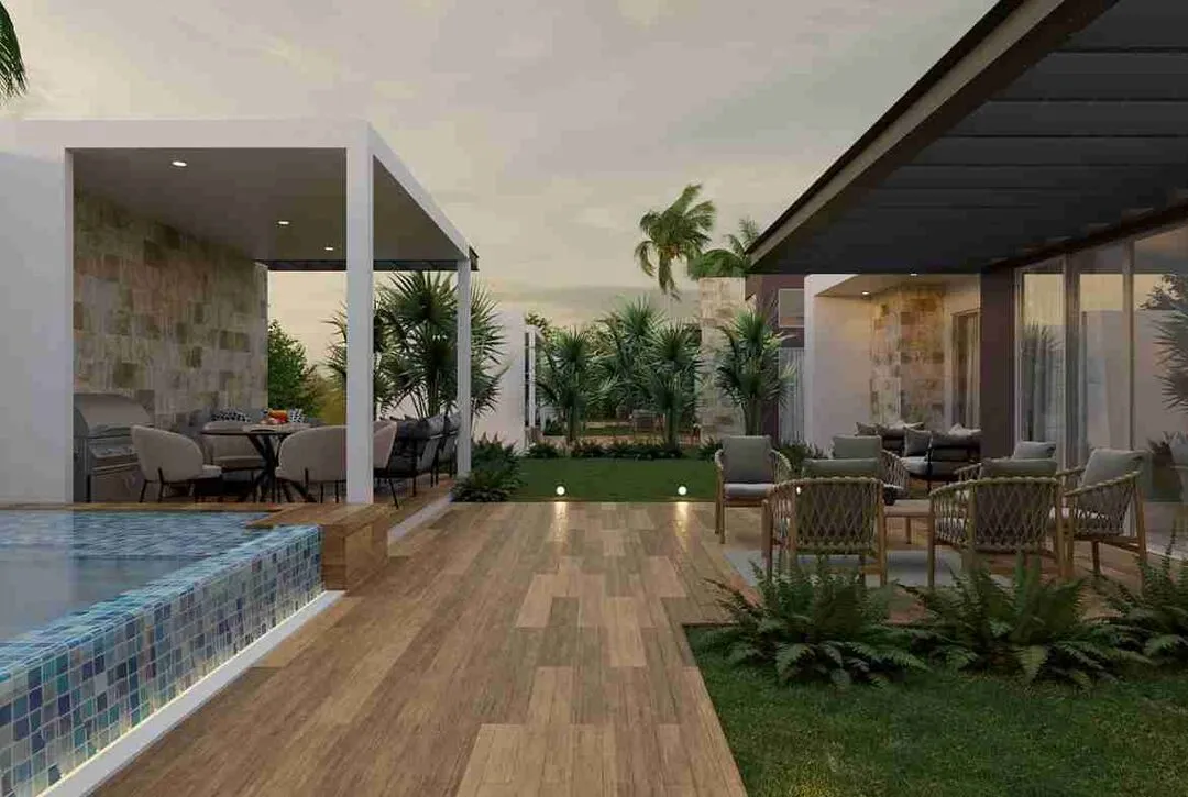 Luxury and Spacious Punta Cana 2 BR Villa for sale with pool 1