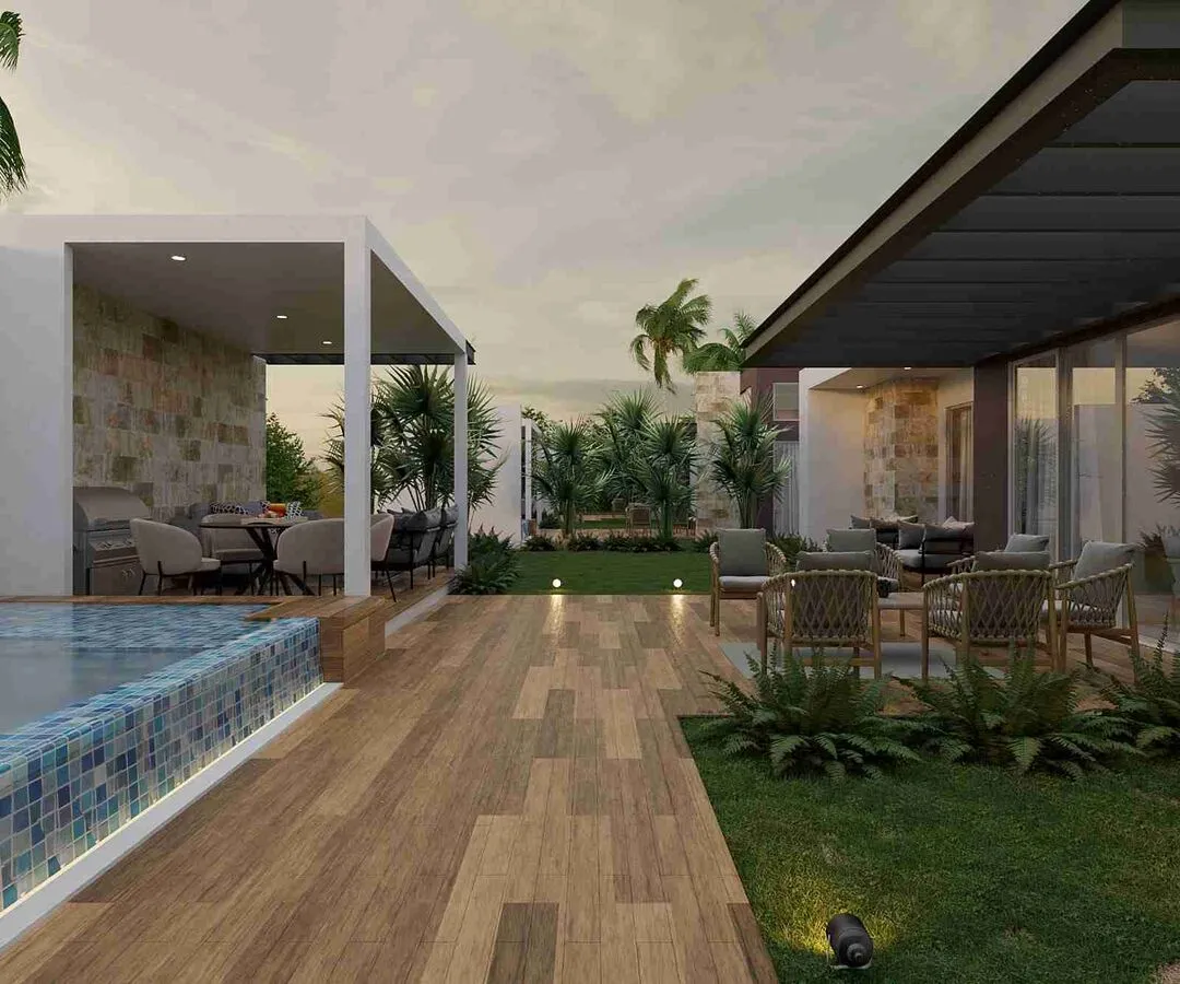 Luxury and Spacious Punta Cana 2 BR Villa for sale with pool 1