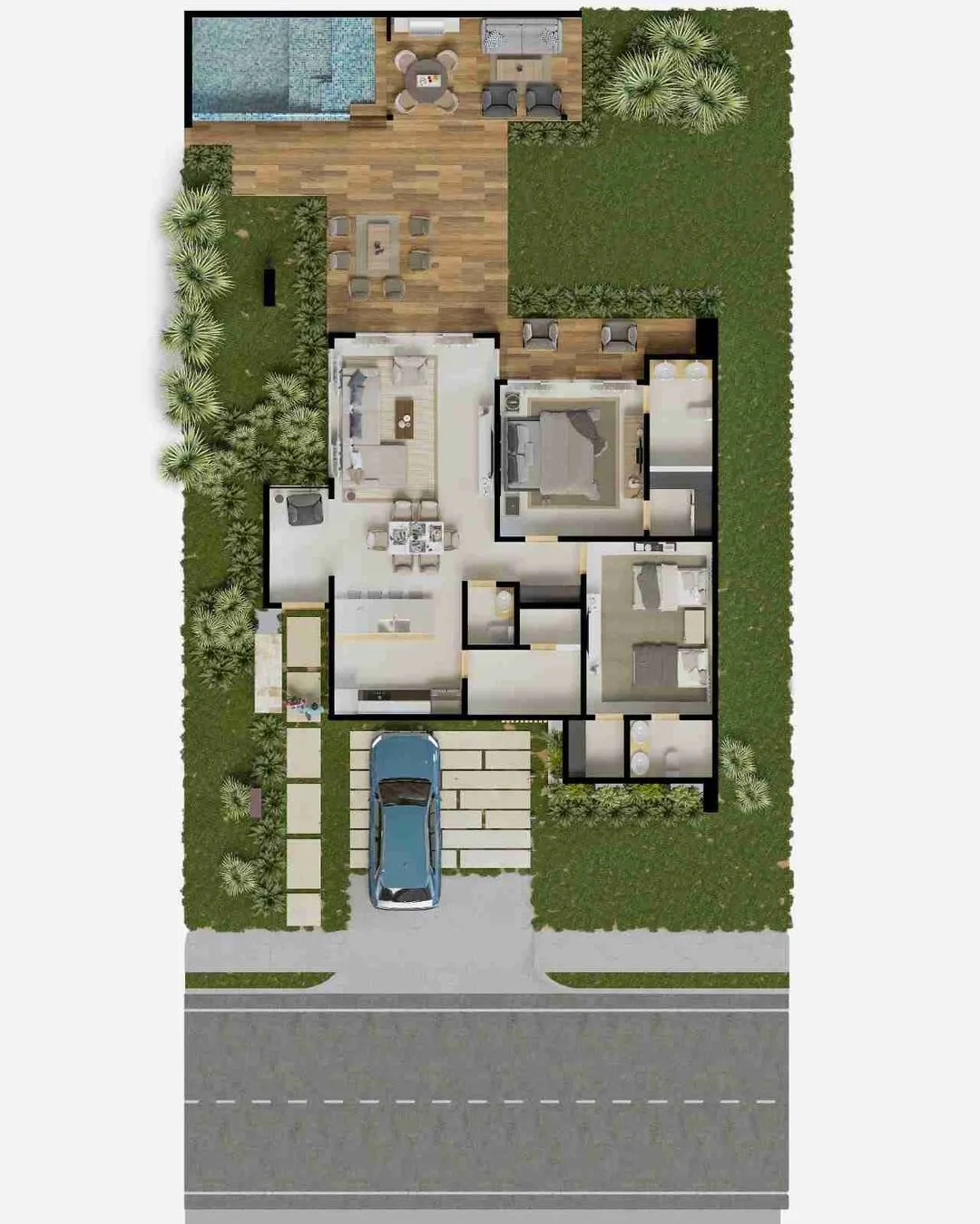 Luxury and Spacious Punta Cana 2 BR Villa for sale with pool 6