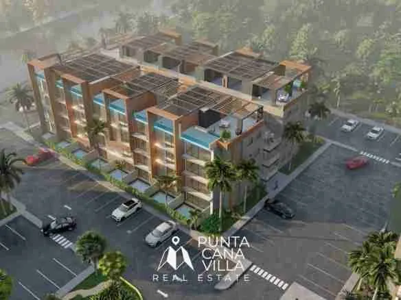 Stunning 1BR Punta Cana Penthouse for sale with jacuzzi and terrace
