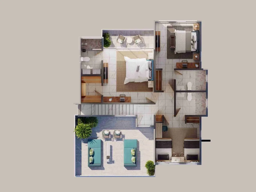 Stunning 3 bedroom Punta Cana villa for sale with pool and amazing finishes 8 scaled