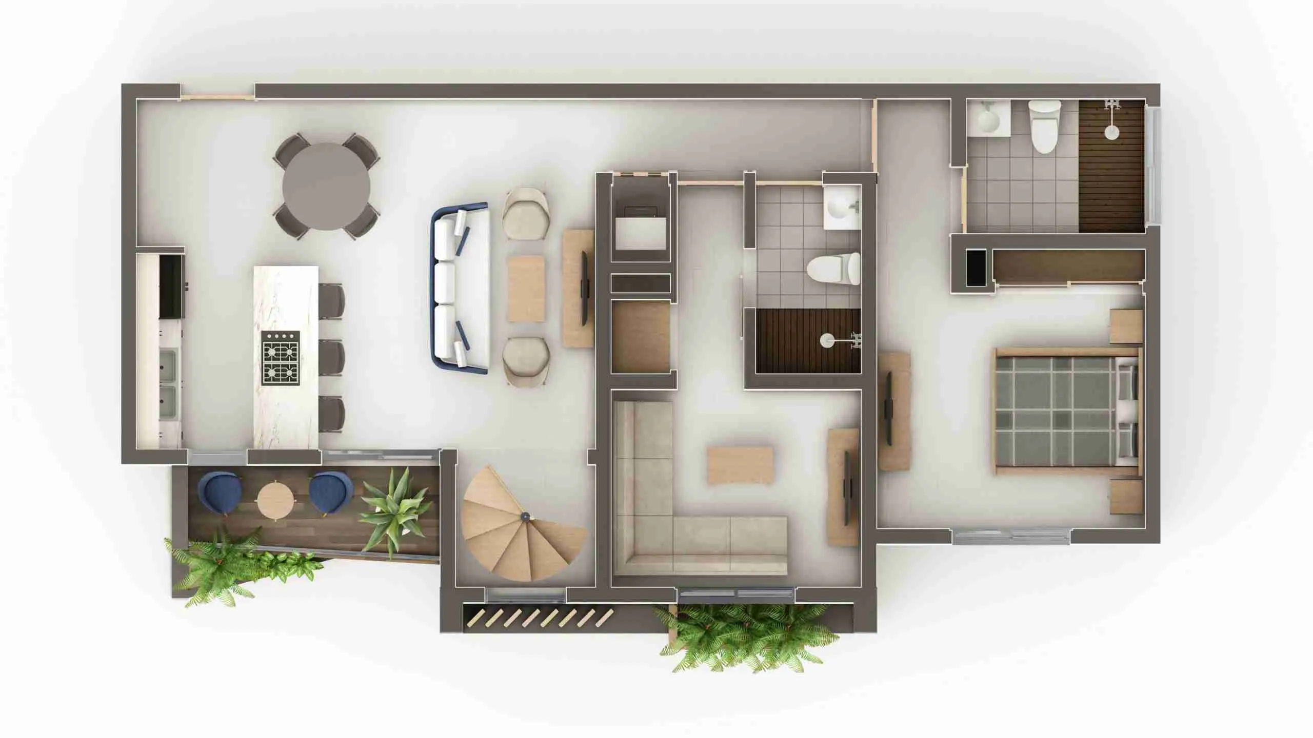 1 Bedroom Condo For Sale In Punta Cana With Pool 4 scaled