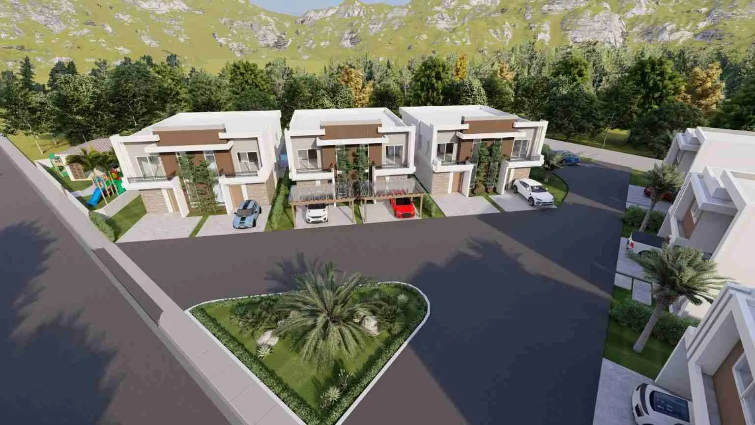 Hermosa 3BR Punta Cana Town-house en venta