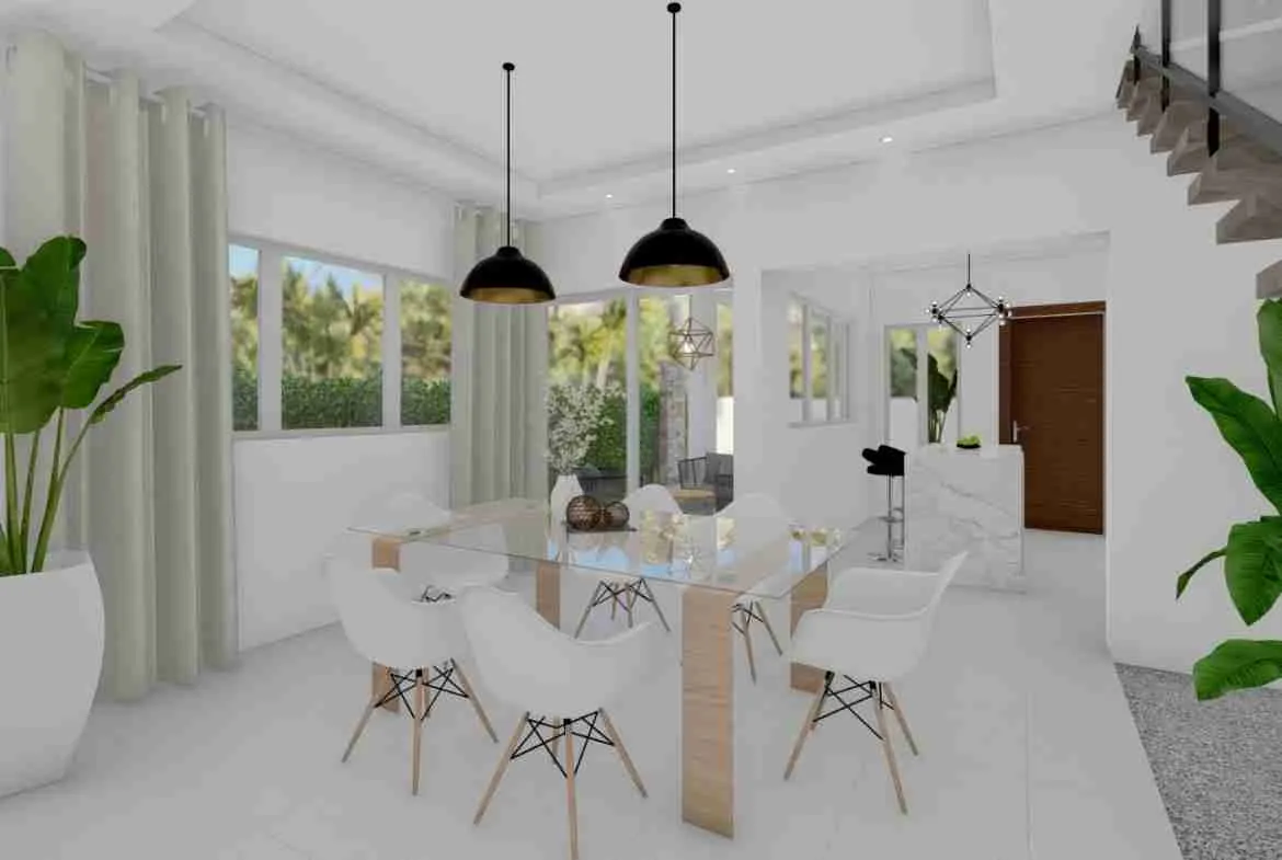 Beautiful 3 BR Punta Cana Townhouse for sale golf course and private beach access 41
