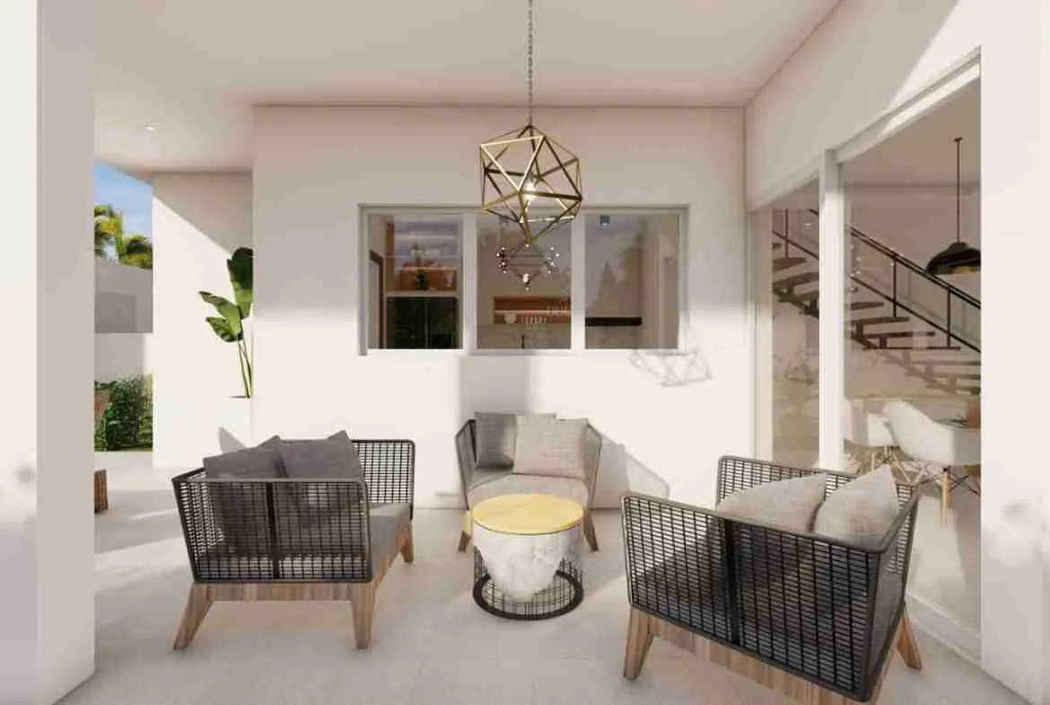 Beautiful 3 BR Punta Cana Townhouse for sale golf course and private beach access 45