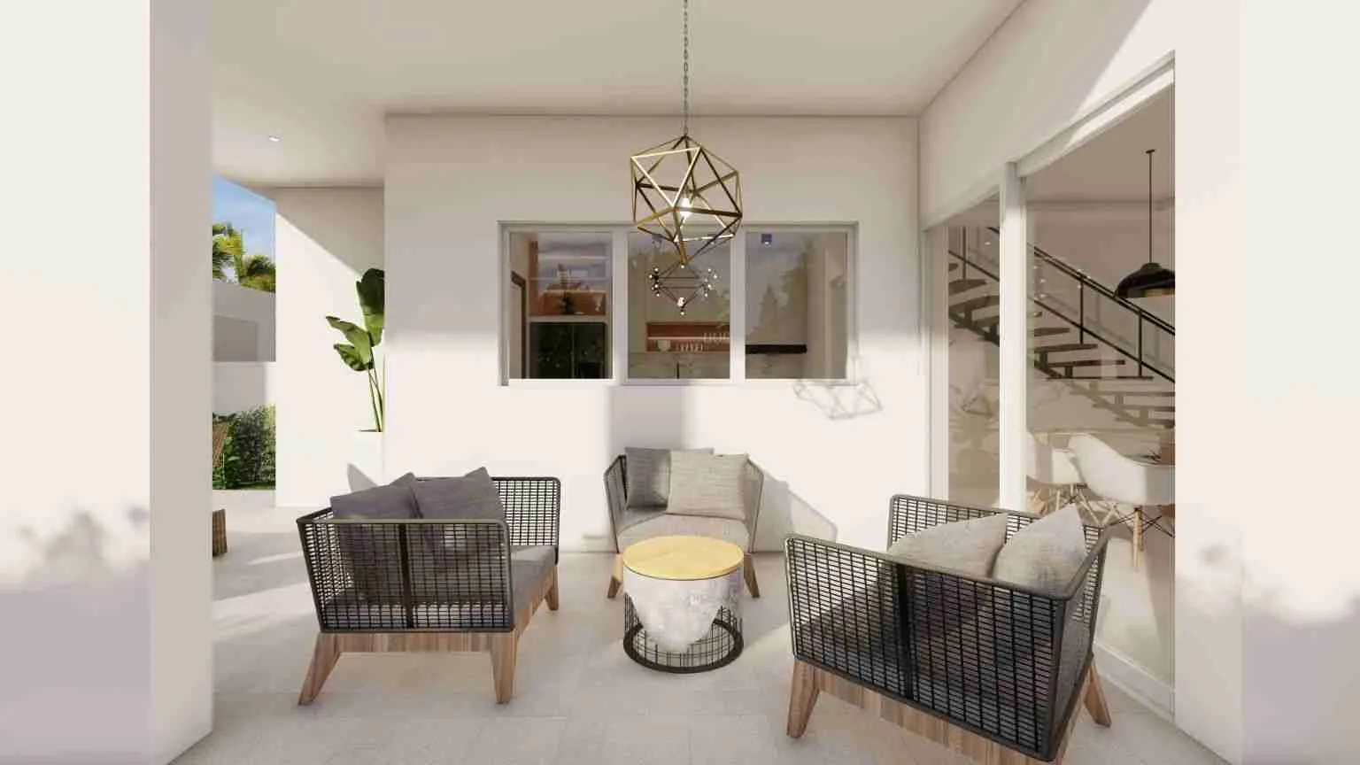 Beautiful 3 BR Punta Cana Townhouse for sale golf course and private beach access 45