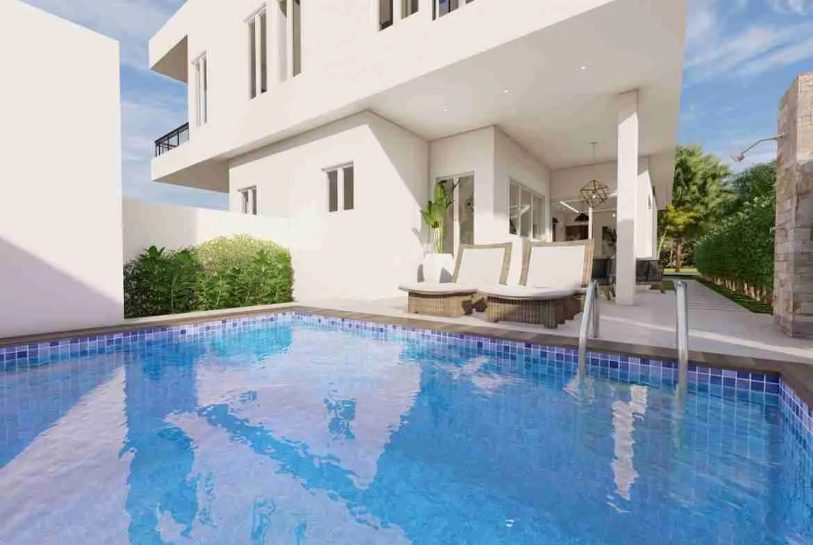 Beautiful 3 BR Punta Cana Townhouse for sale golf course and private beach access 47