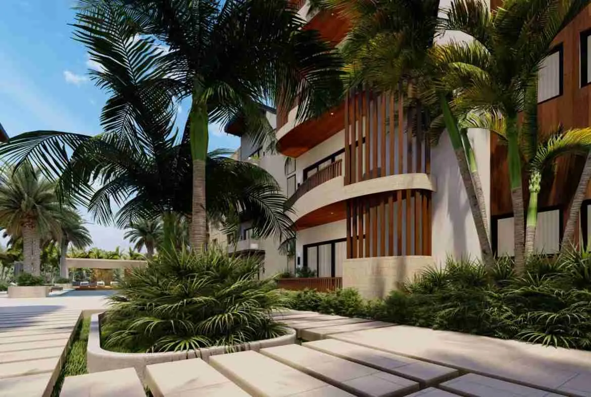 Captivating 1 BR Cap Cana Aparment for sale with pool and BBQ 13