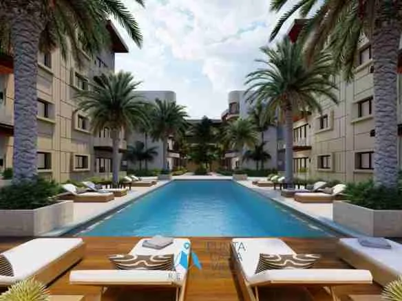 Captivating 1 BR Cap Cana Aparment for sale with pool and BBQ 15