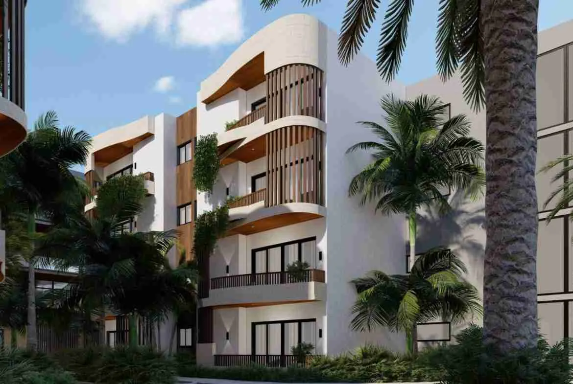 Captivating 1 BR Cap Cana Aparment for sale with pool and BBQ 2
