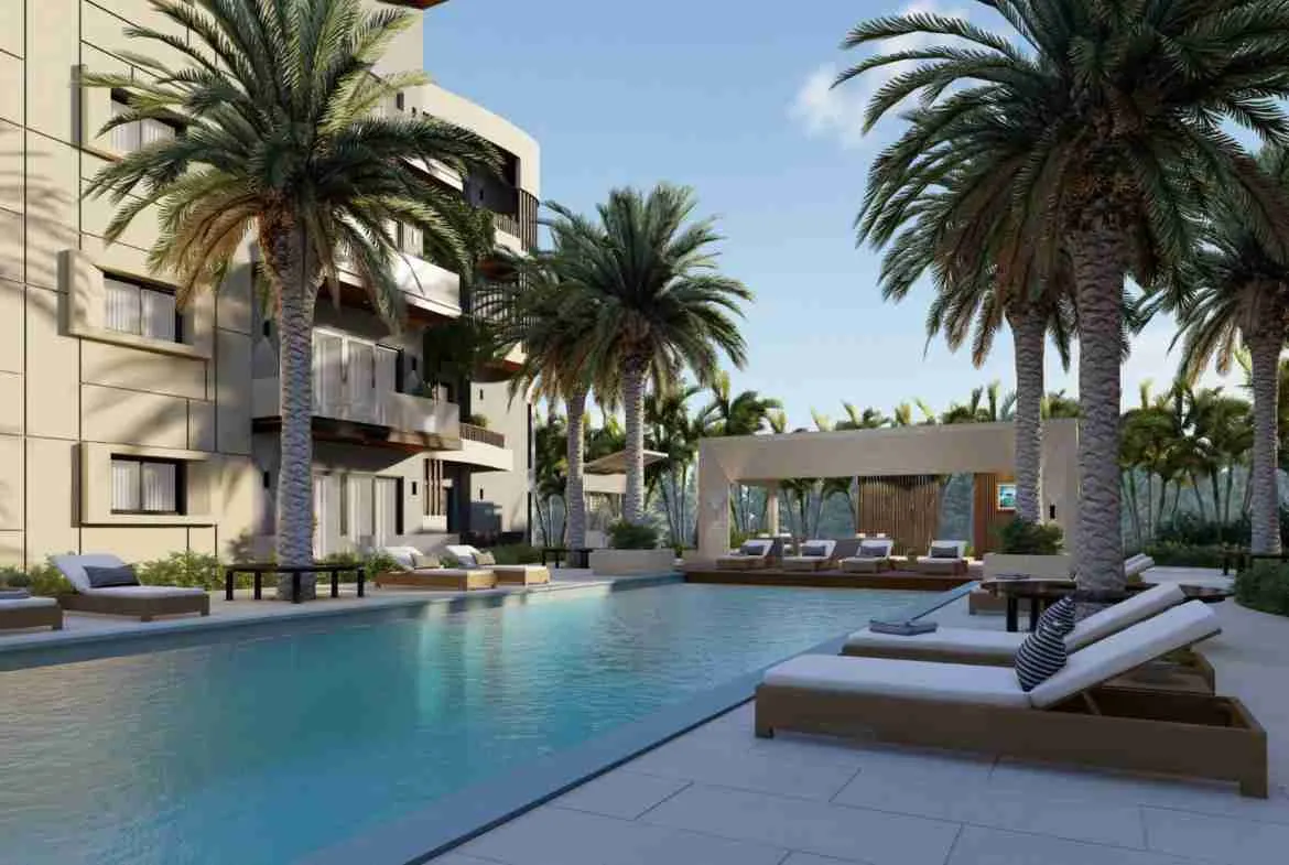 Captivating 1 BR Cap Cana Aparment for sale with pool and BBQ 3