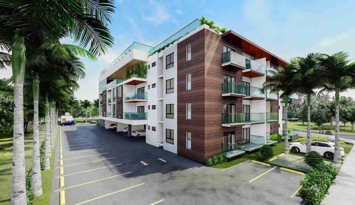 Condo for sale in Punta Cana with 2 bedrooms pool and balcony 4