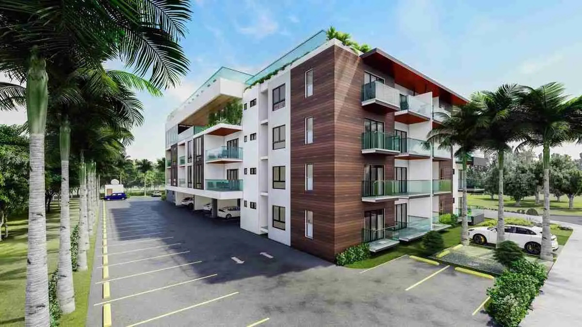 Condo for sale in Punta Cana with 2 bedrooms pool and balcony 4