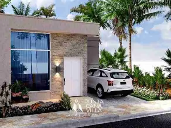 Exclusive 2 BR Punta Cana Villa for sale with pool and gazebo 2
